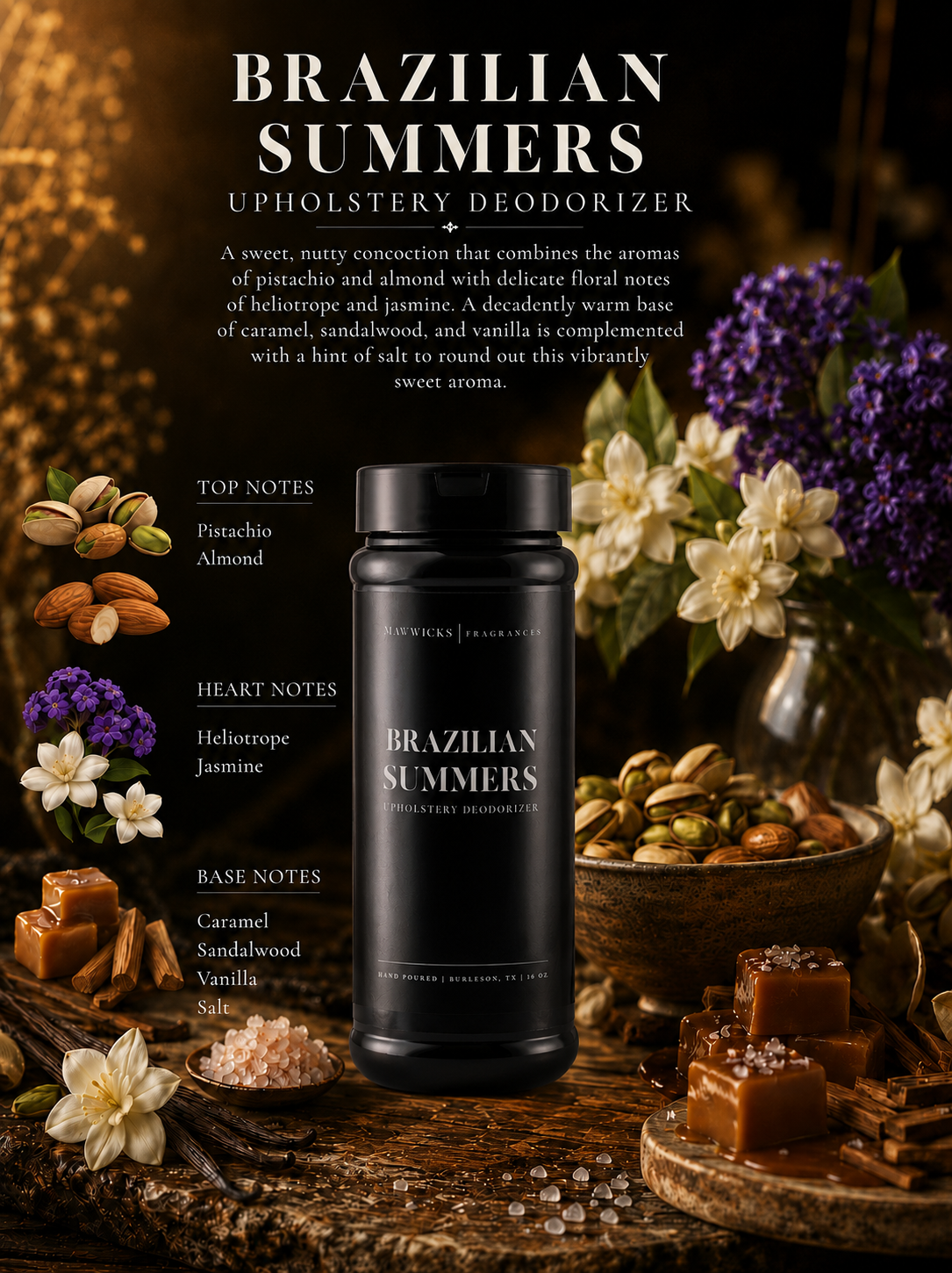 Scented Upholstery Deodorizer: Luxe