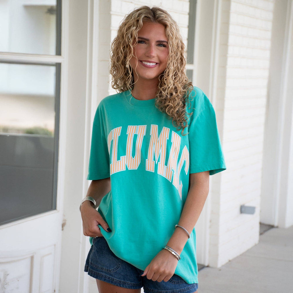 Cream Sickle Sky/Island Green Comfort Colors Tee