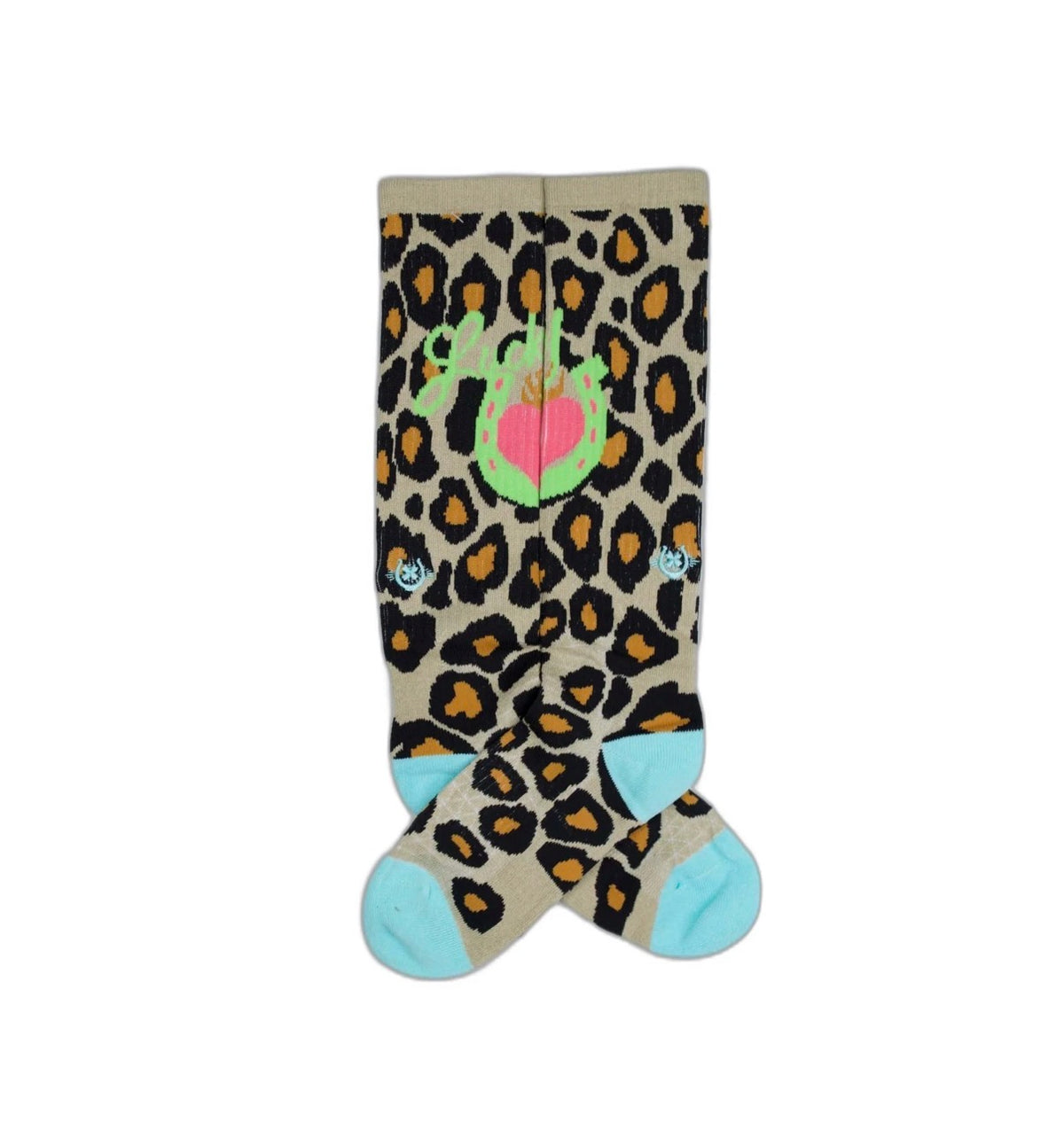 Lucky Leopard Diva Performance Boot Socks