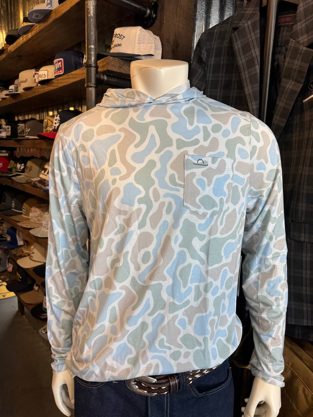 Daybreak Performance Hoodie Seafoam Camo