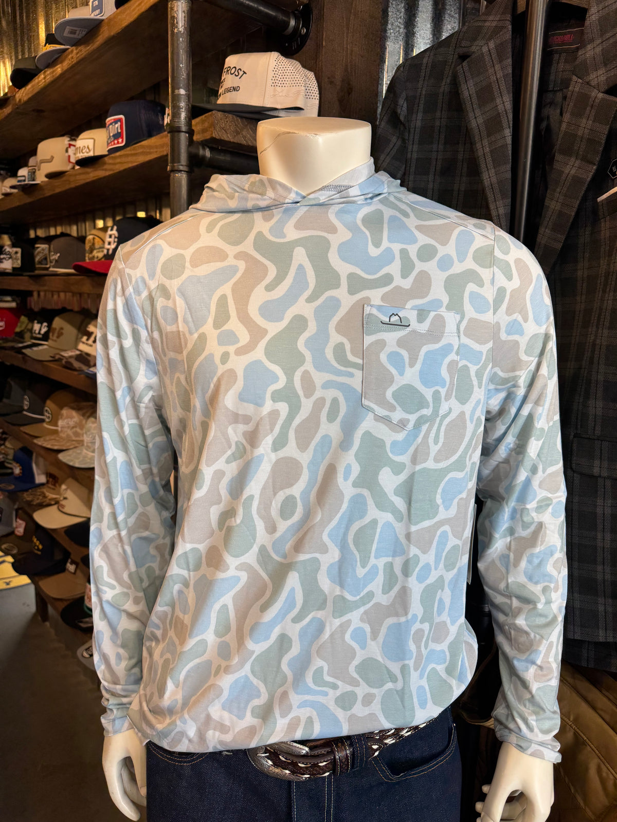 Daybreak Performance Hoodie Seafoam Camo