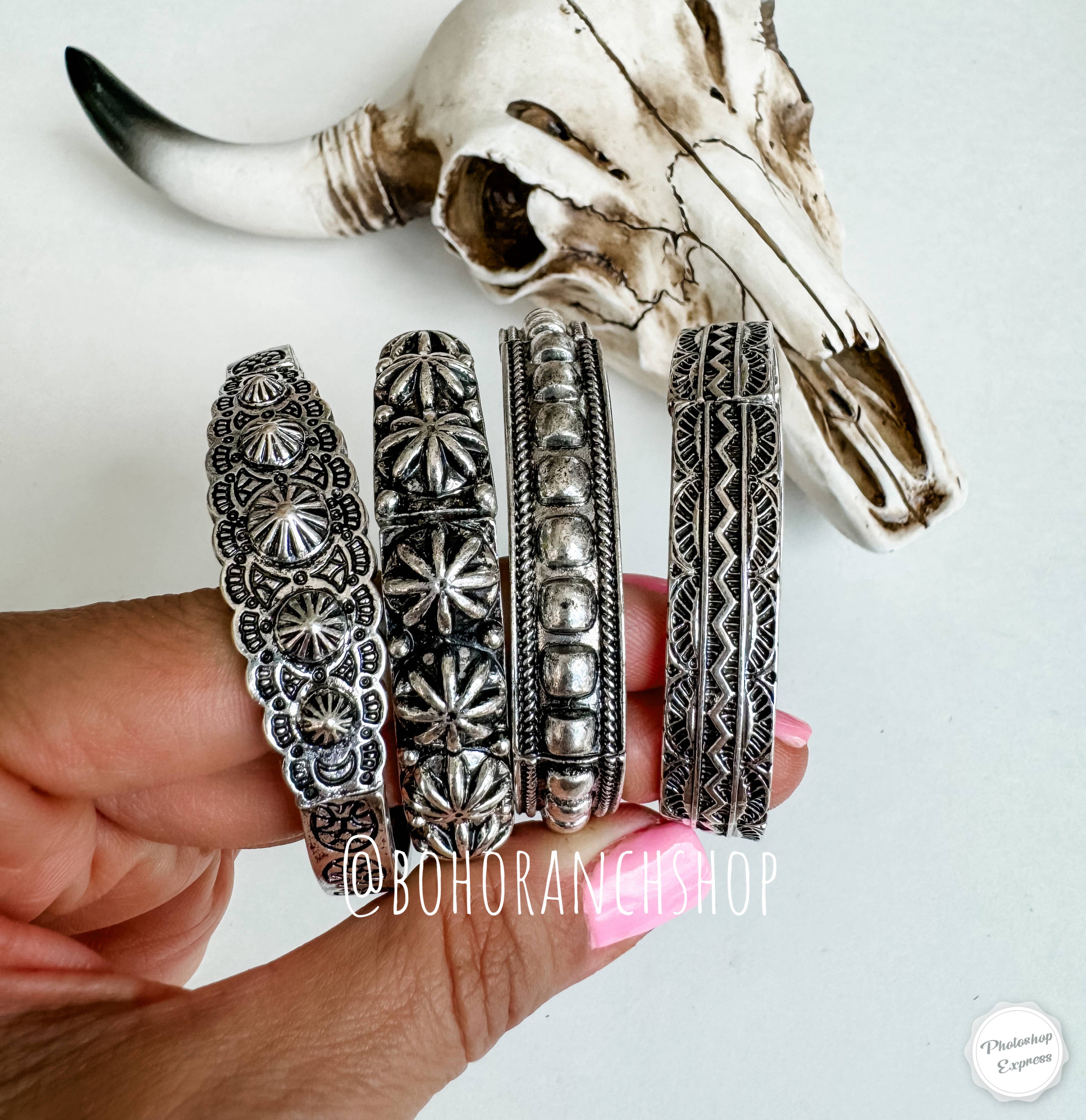 Western Stretch Cuff Bracelet : 2