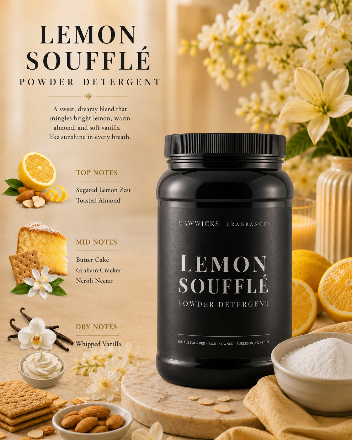 Powdered Luxury Laundry Detergent: Enchanted Rouge