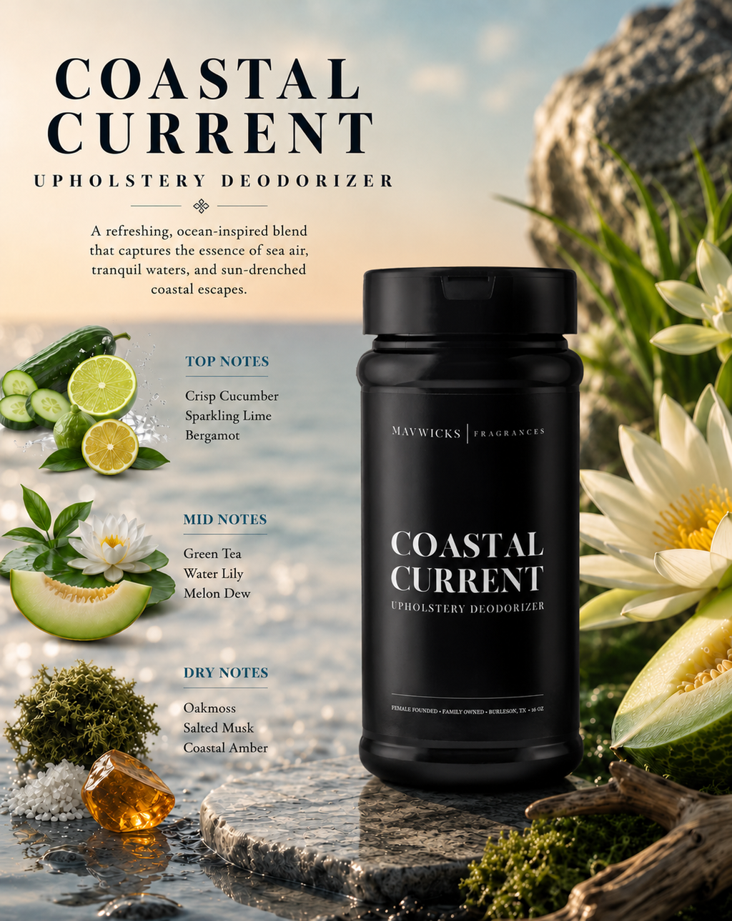 Scented Upholstery Deodorizer: Luxe