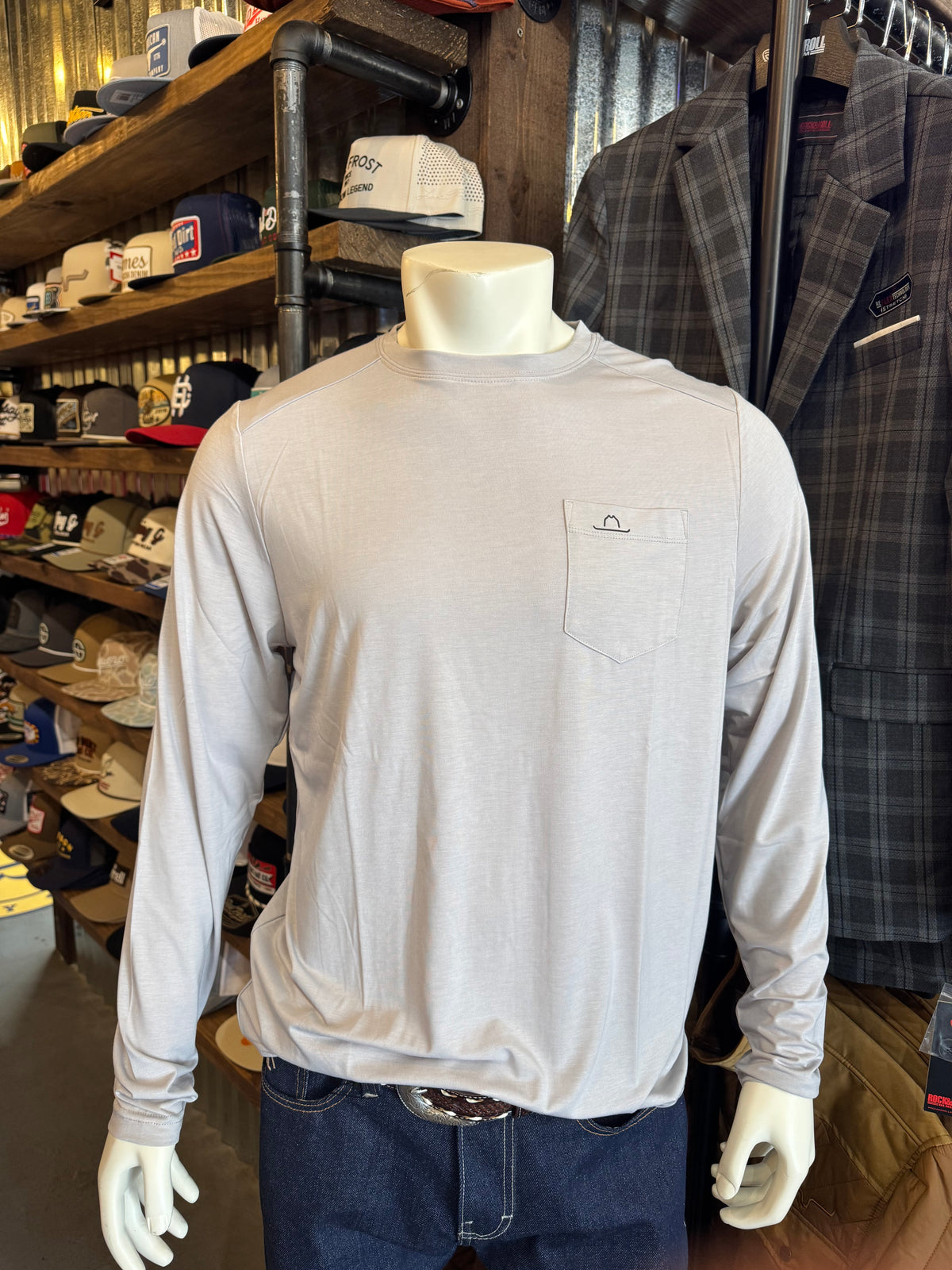 Daybreak Performance Crewneck Grey