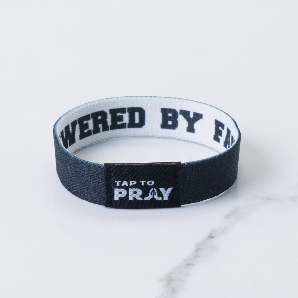 Tap To Pray™ Wristbands - Jesus Is Lord/ Powered by Faith