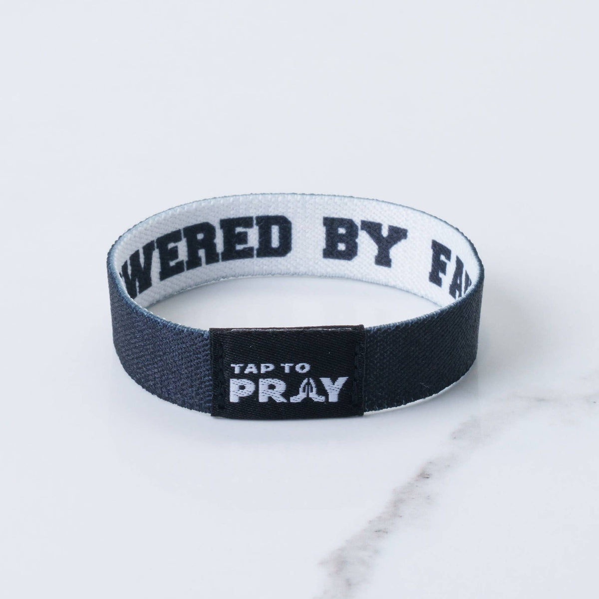 Tap To Pray™ Wristbands - Jesus Is Lord/ Powered by Faith