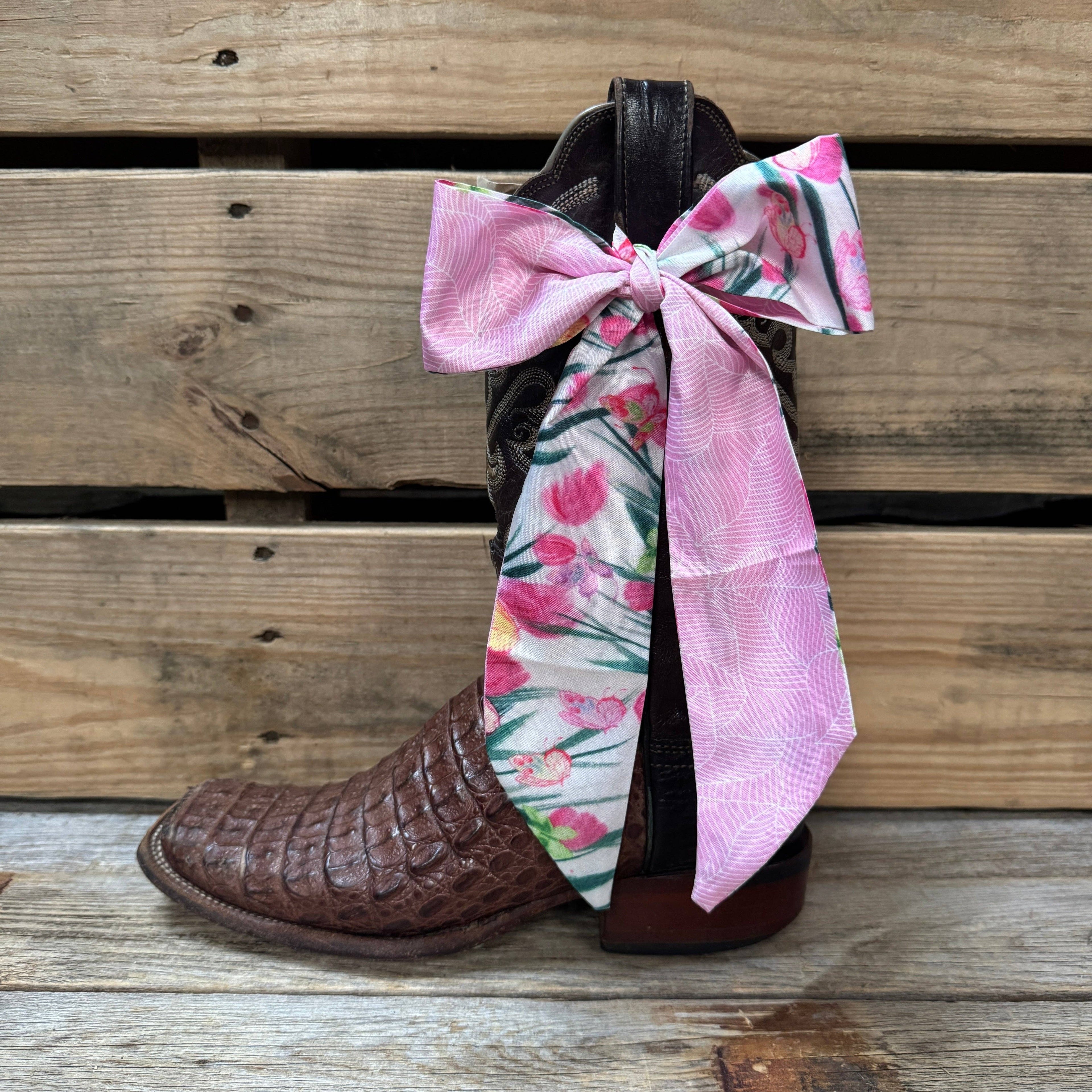Pink Western Twilly Scarf