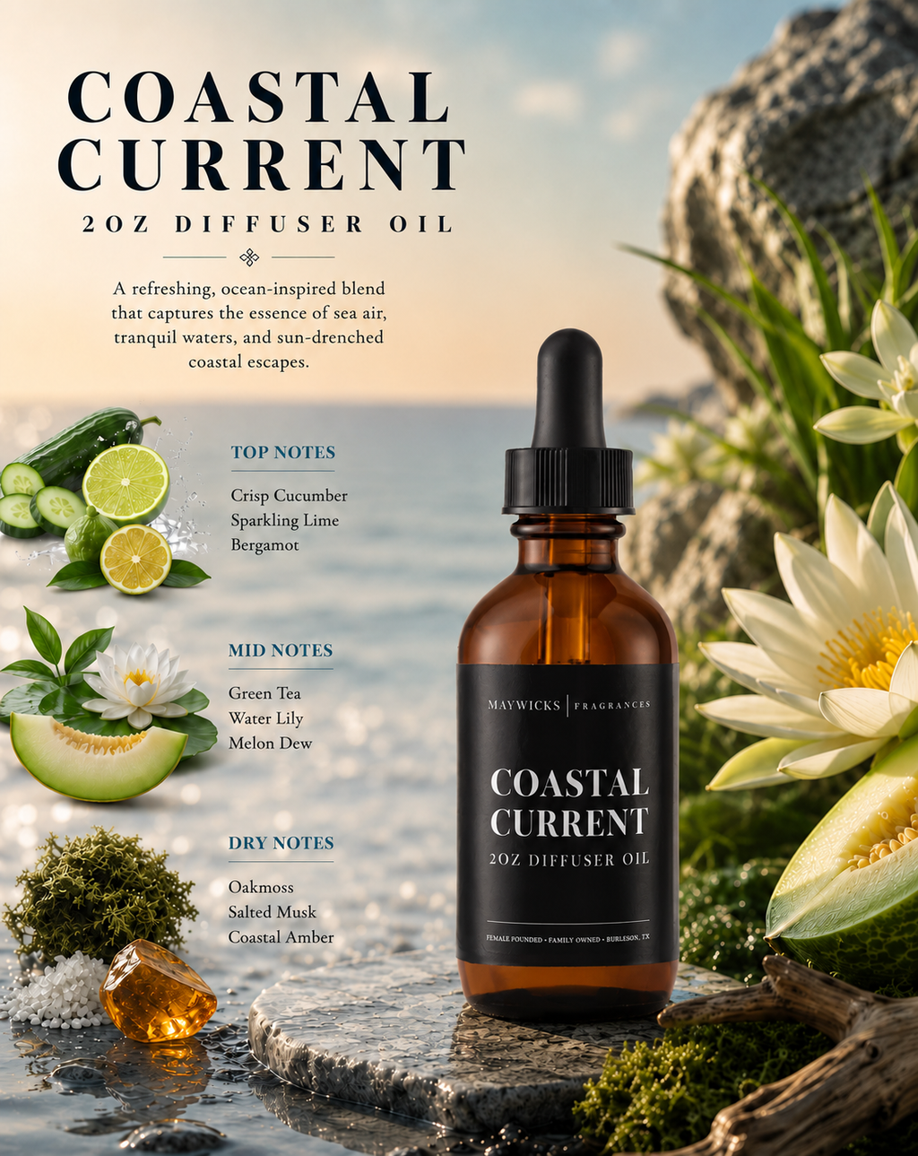Scented Diffuser Oil: Enchanted Rouge