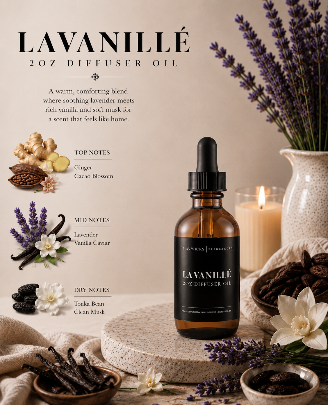 Scented Diffuser Oil: Brazilian Summers