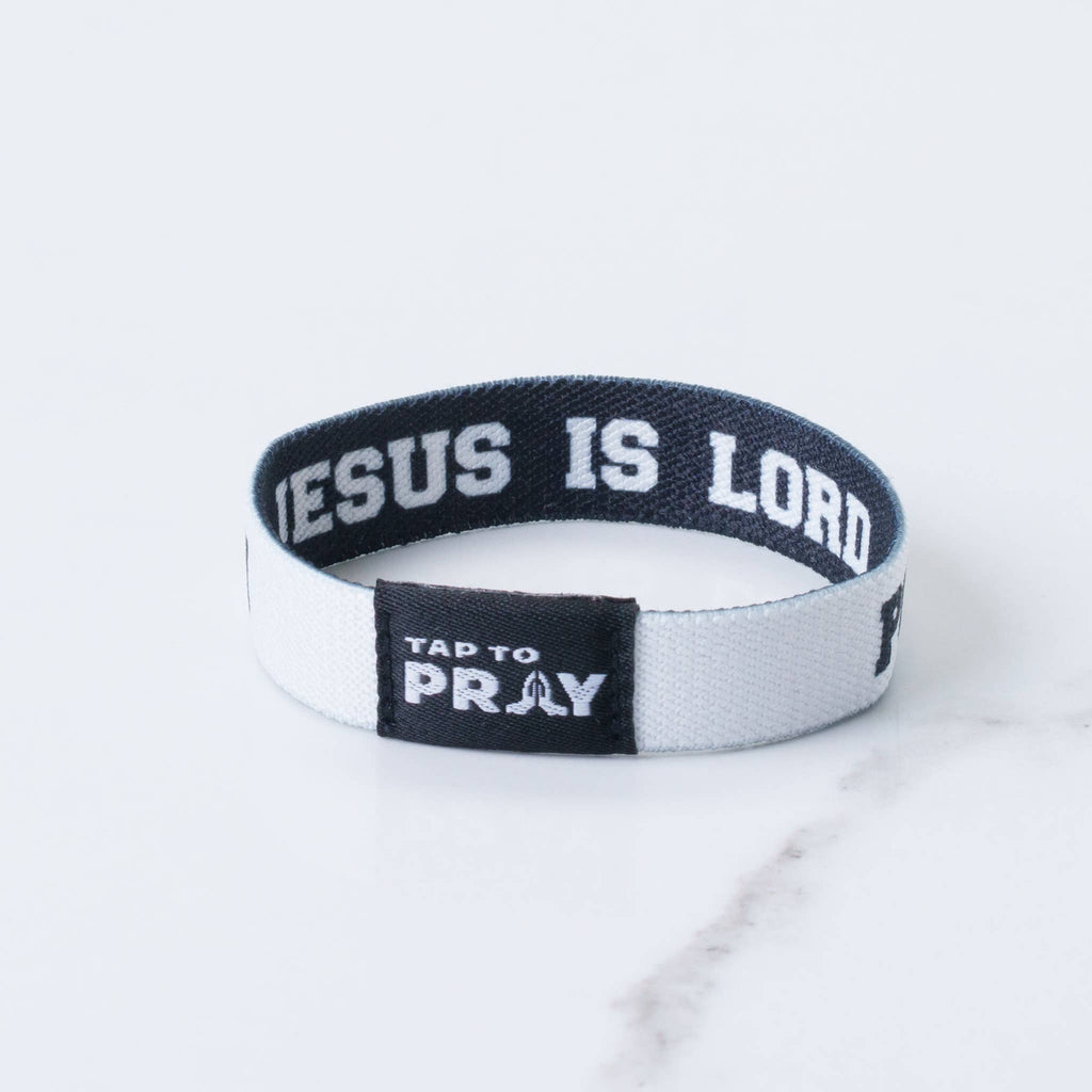 Tap To Pray™ Wristbands - Jesus Is Lord/ Powered by Faith