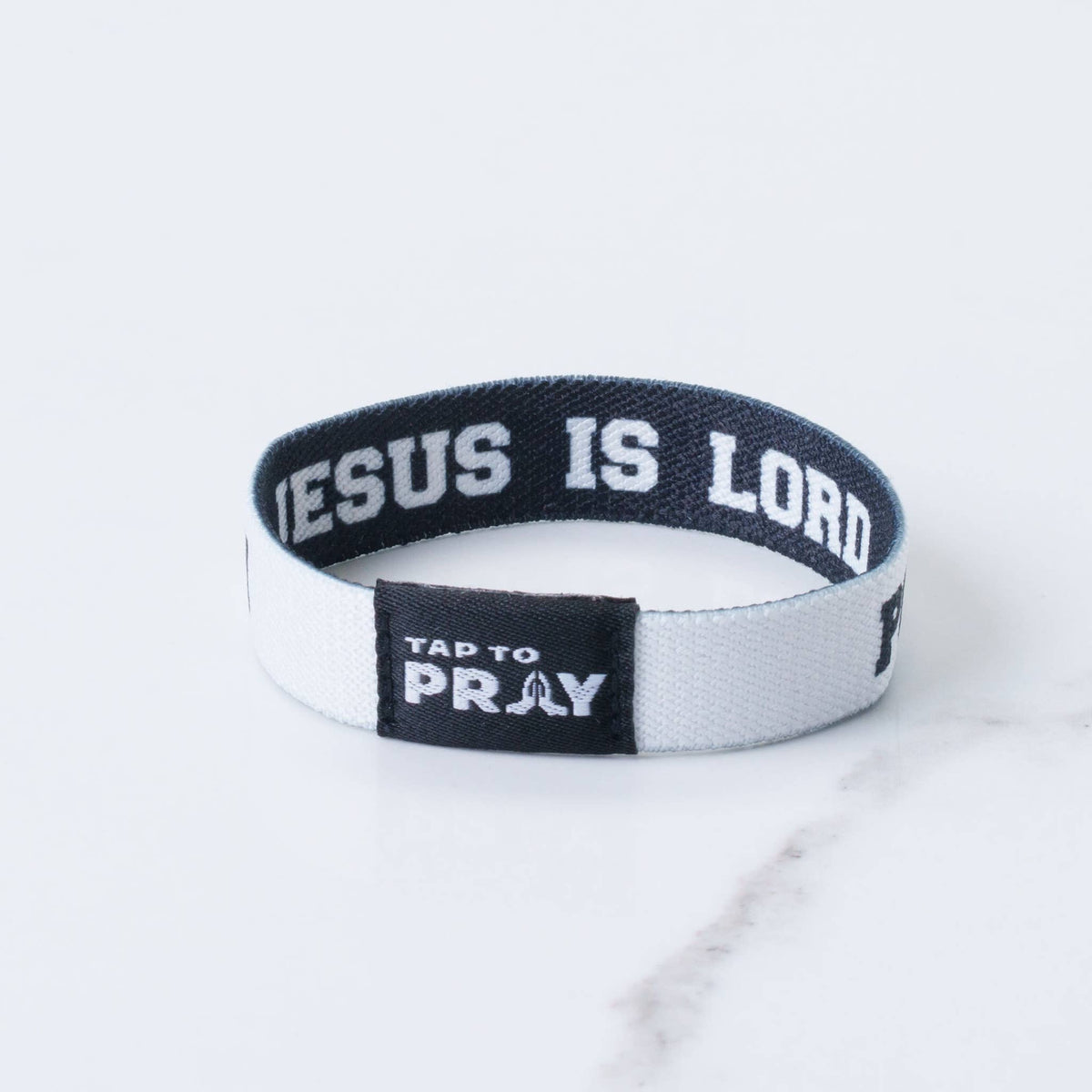 Tap To Pray™ Wristbands - Jesus Is Lord/ Powered by Faith