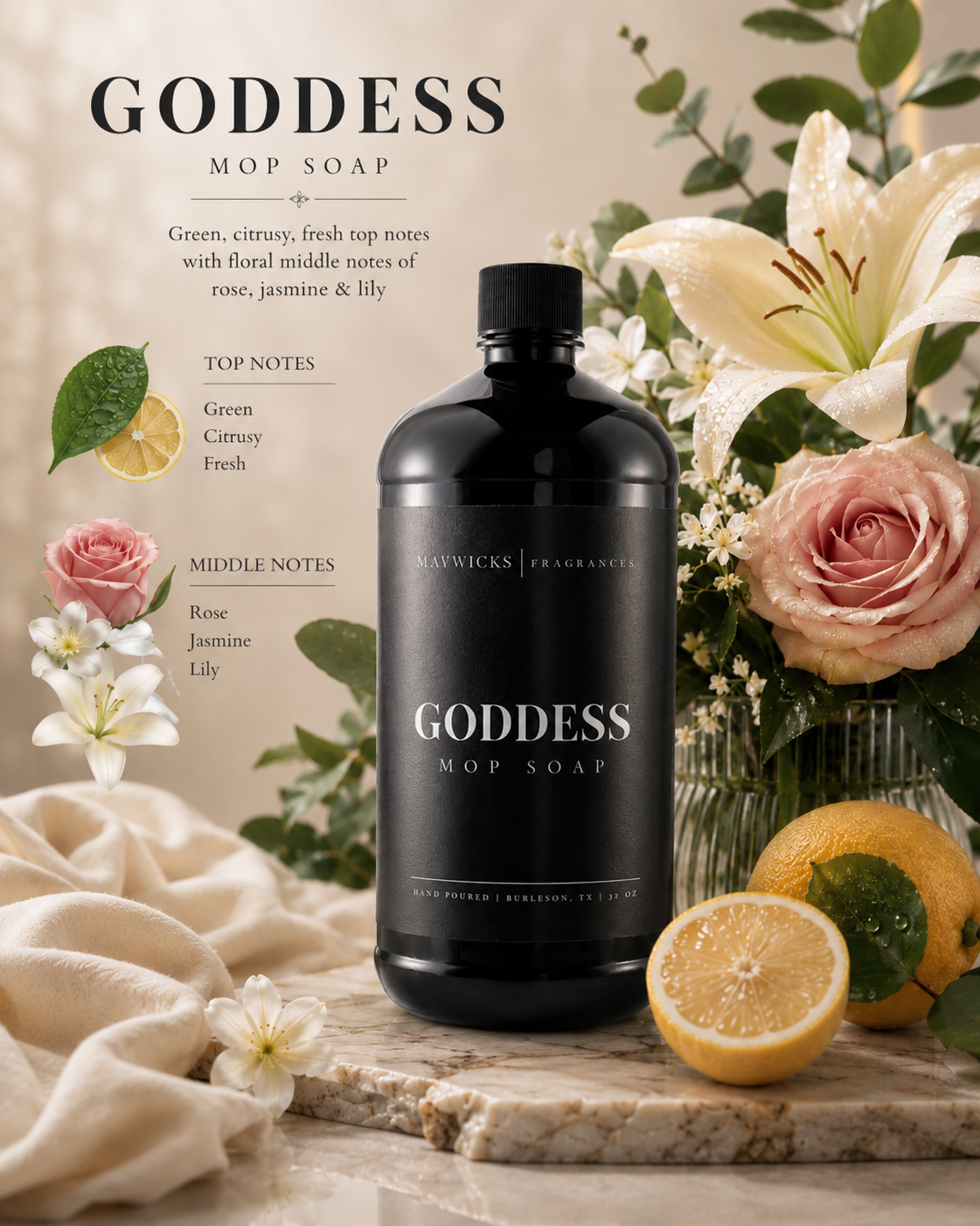 Mavwicks Mop Soap: Cashmere Vanille