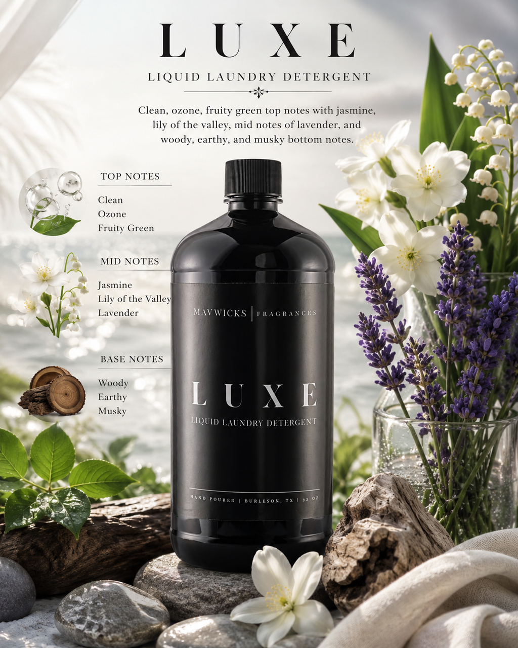 Luxury Liquid Detergent: Luxe