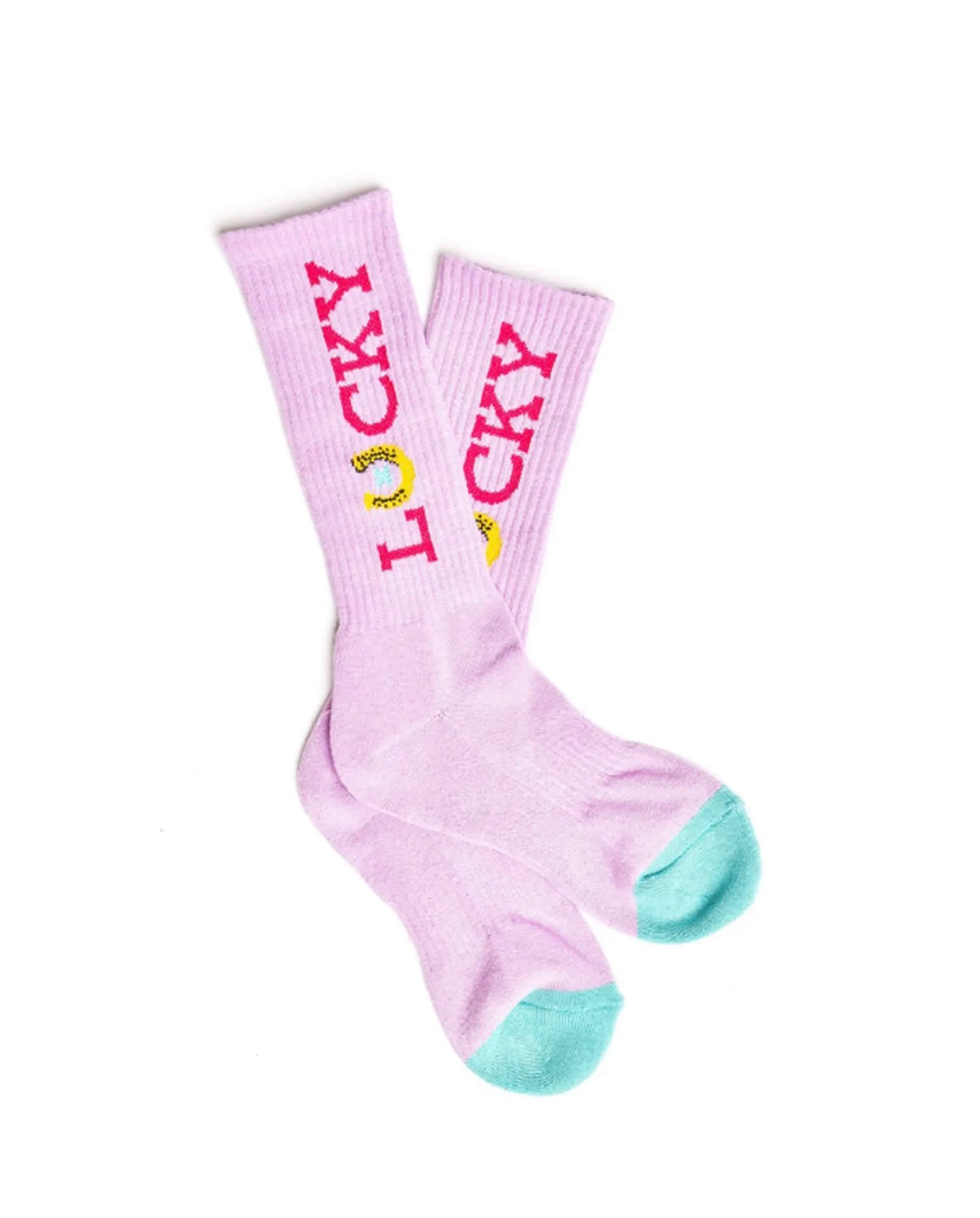 Lucky Lavender Light Pink Performance Boot Socks