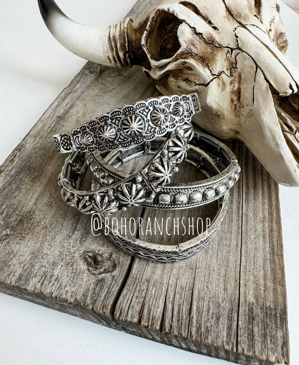 Western Stretch Cuff Bracelet : 2