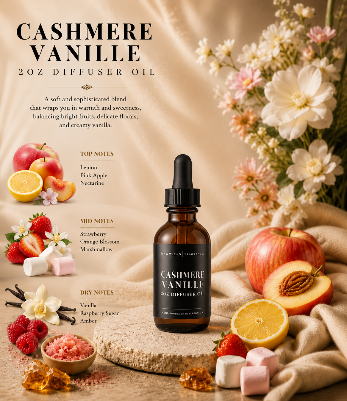 Scented Diffuser Oil: Brazilian Summers