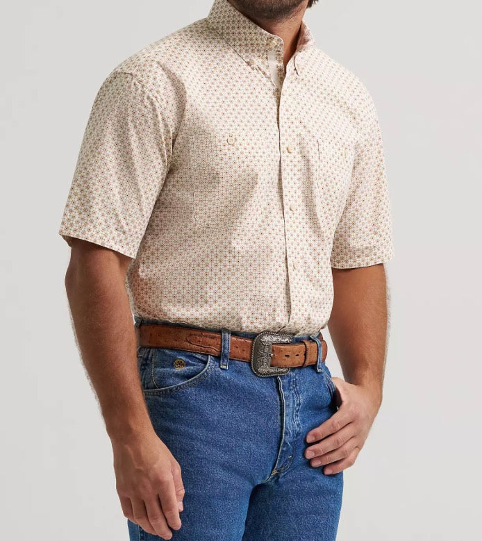 Tan George Strait button up