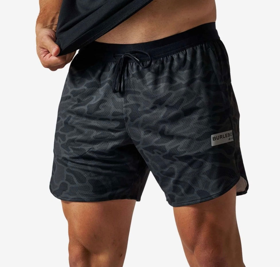 BURLEBO men’s mesh training shorts