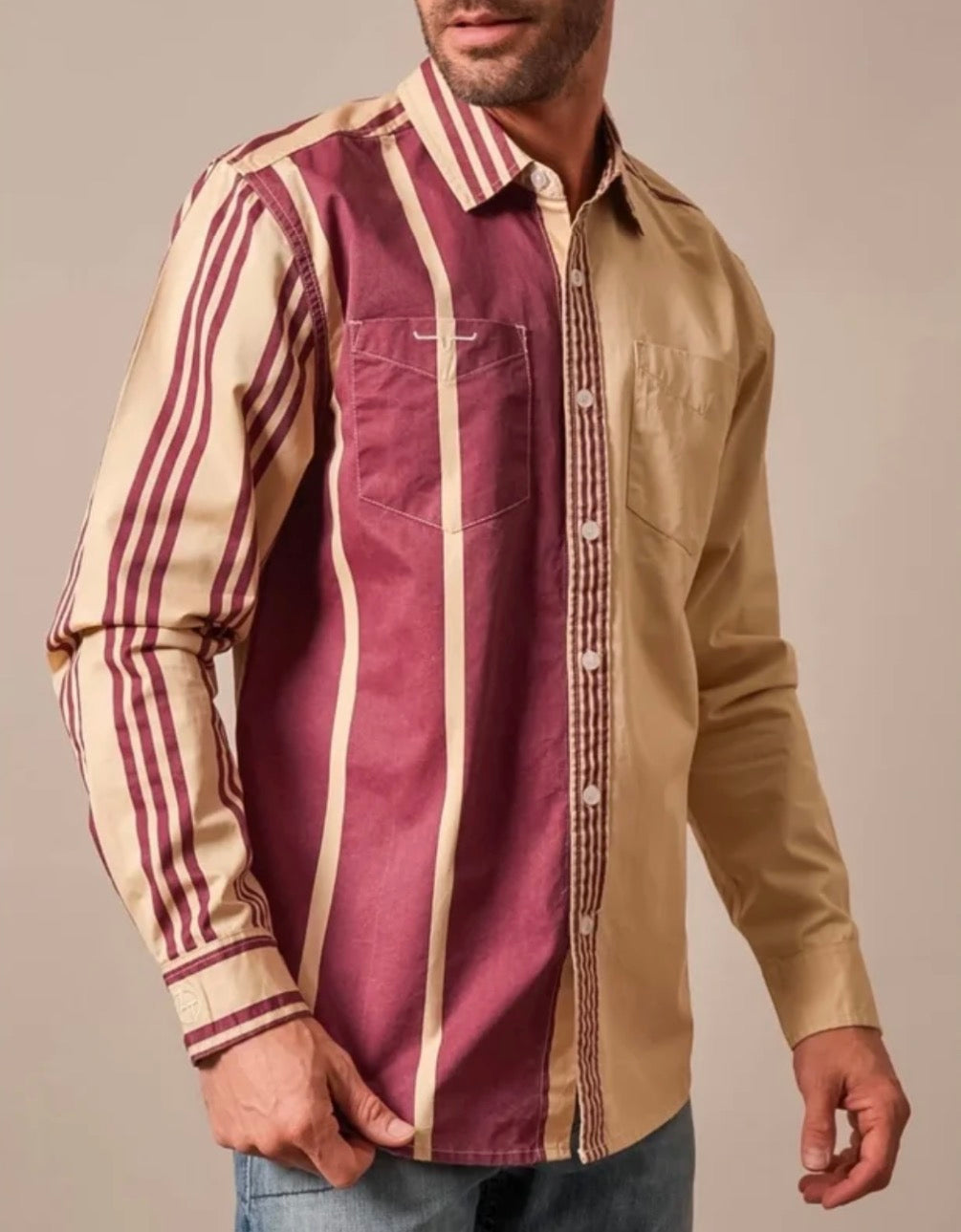 ZT 1 Arm Band Long Sleeve Kimes Button Up
