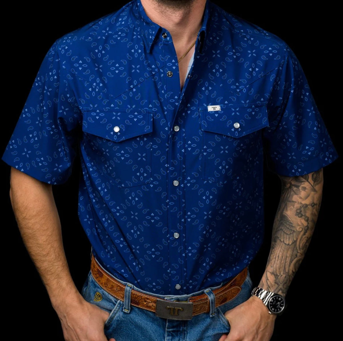 The Tanner Short Sleeve Snap