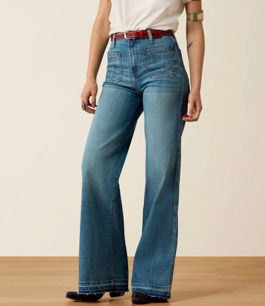 WMS Ultra High Rise Mavis Wide Leg Jeans