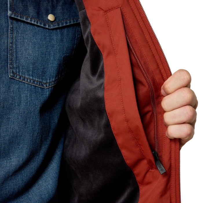Ariat Men's Crius Hooded Insulated Jacket: BURNT HENNA