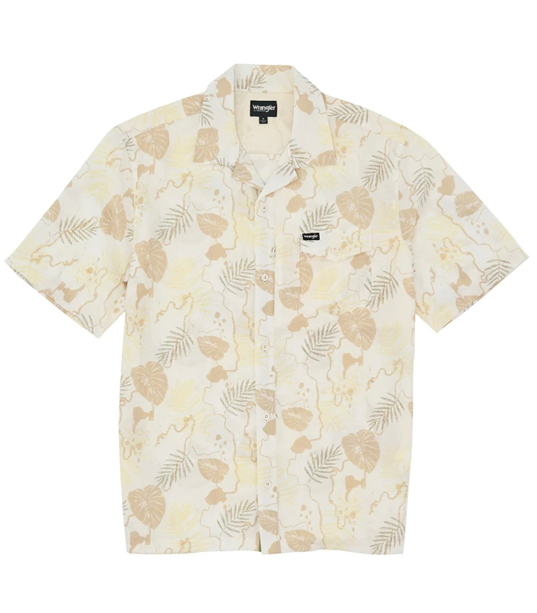 Wrangler performance snap botanical jet stream