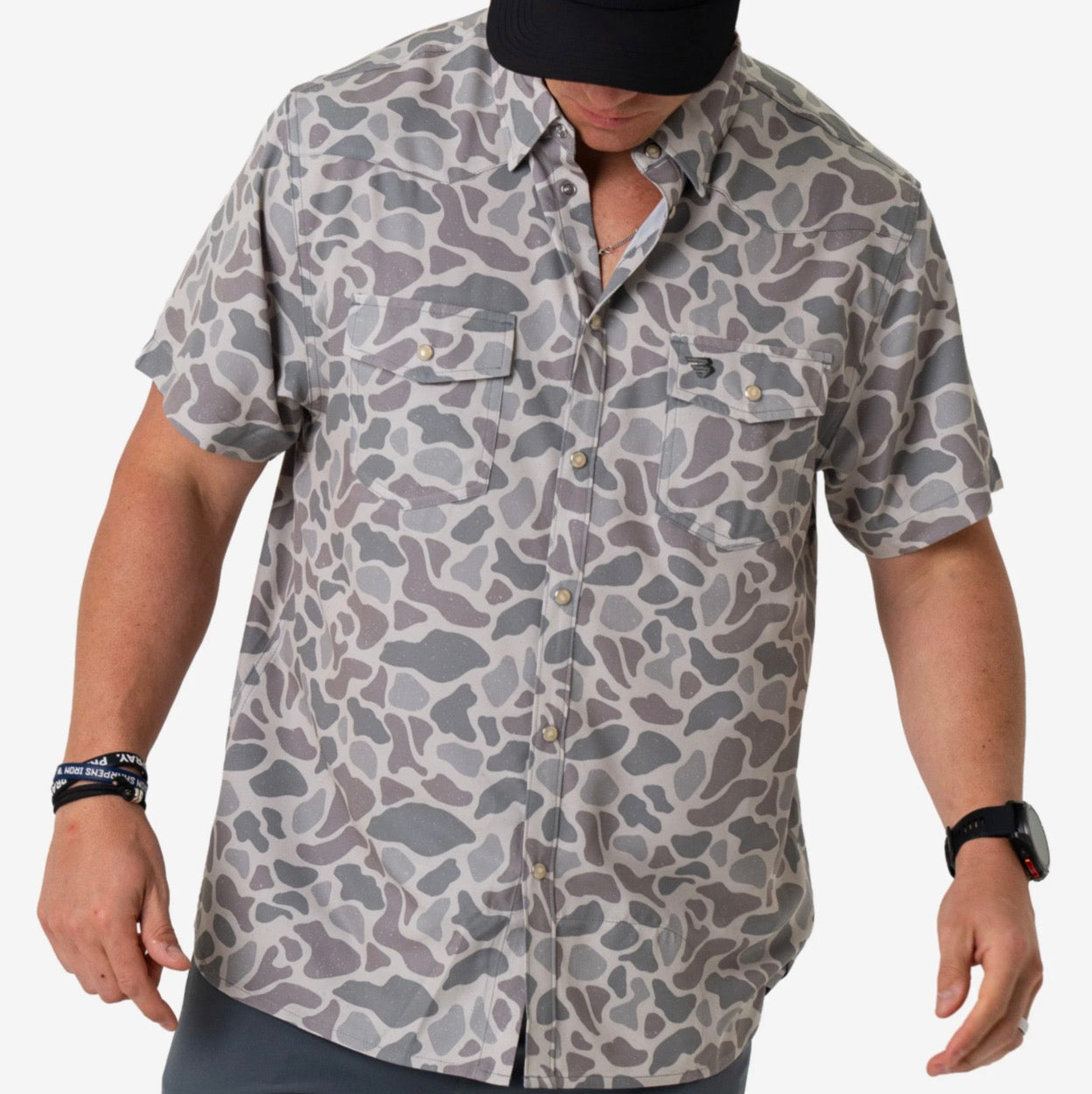 Classic Camo BURLEBO pearl snap