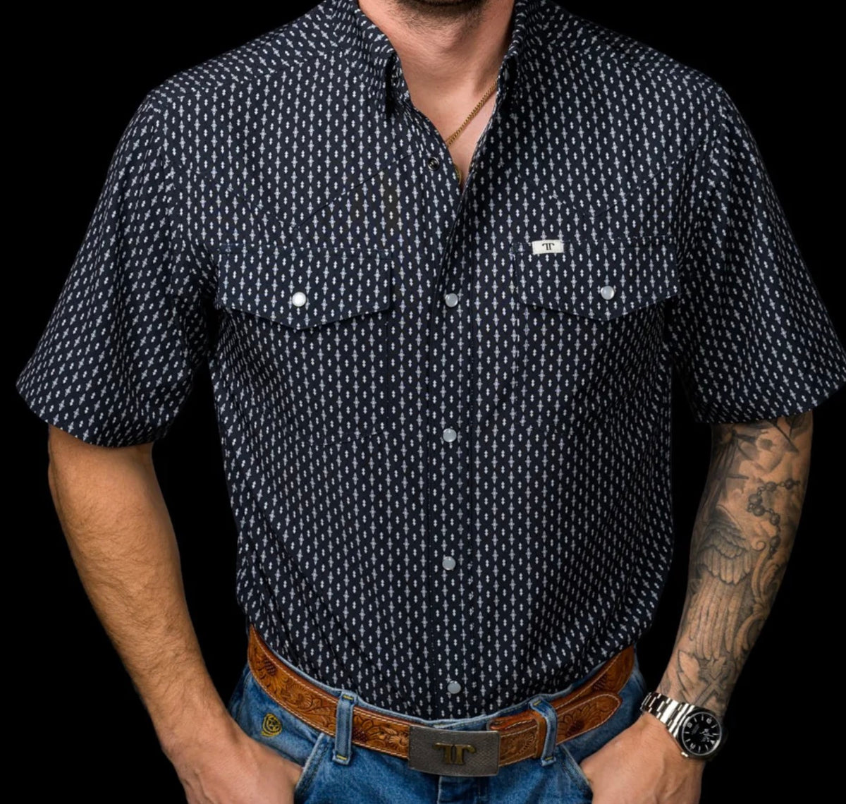 The Cash Short Sleeve Snap