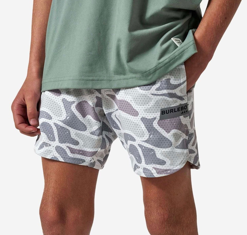 BURLEBO youth mesh training shorts