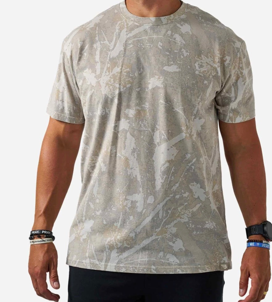 Vintage washed BURLEBO drifter camo tee
