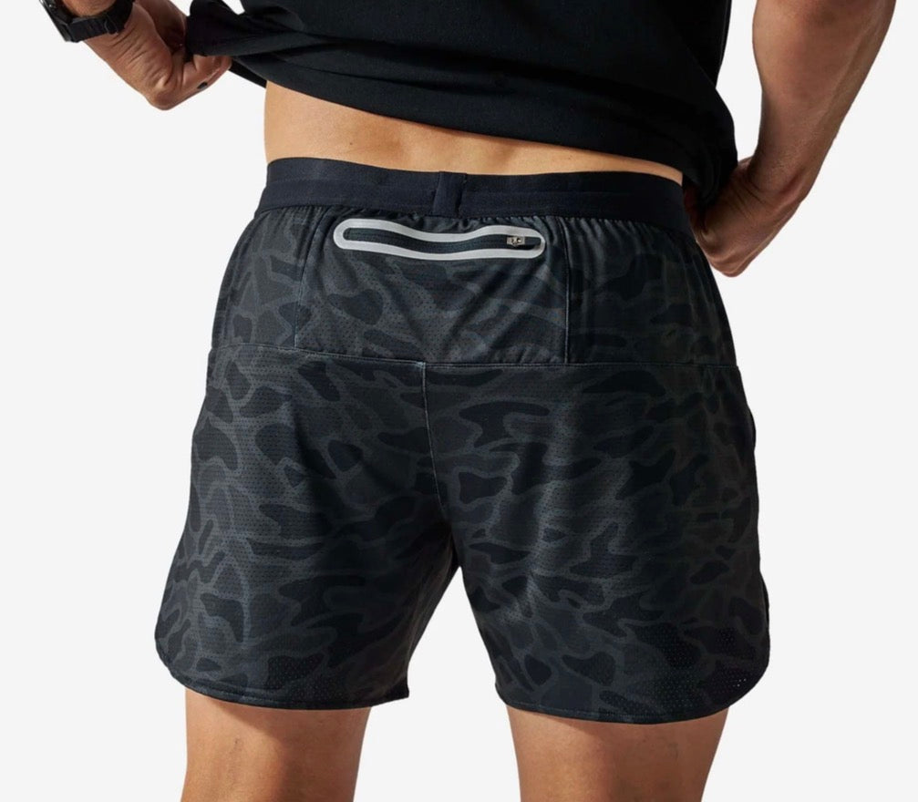 BURLEBO men’s mesh training shorts