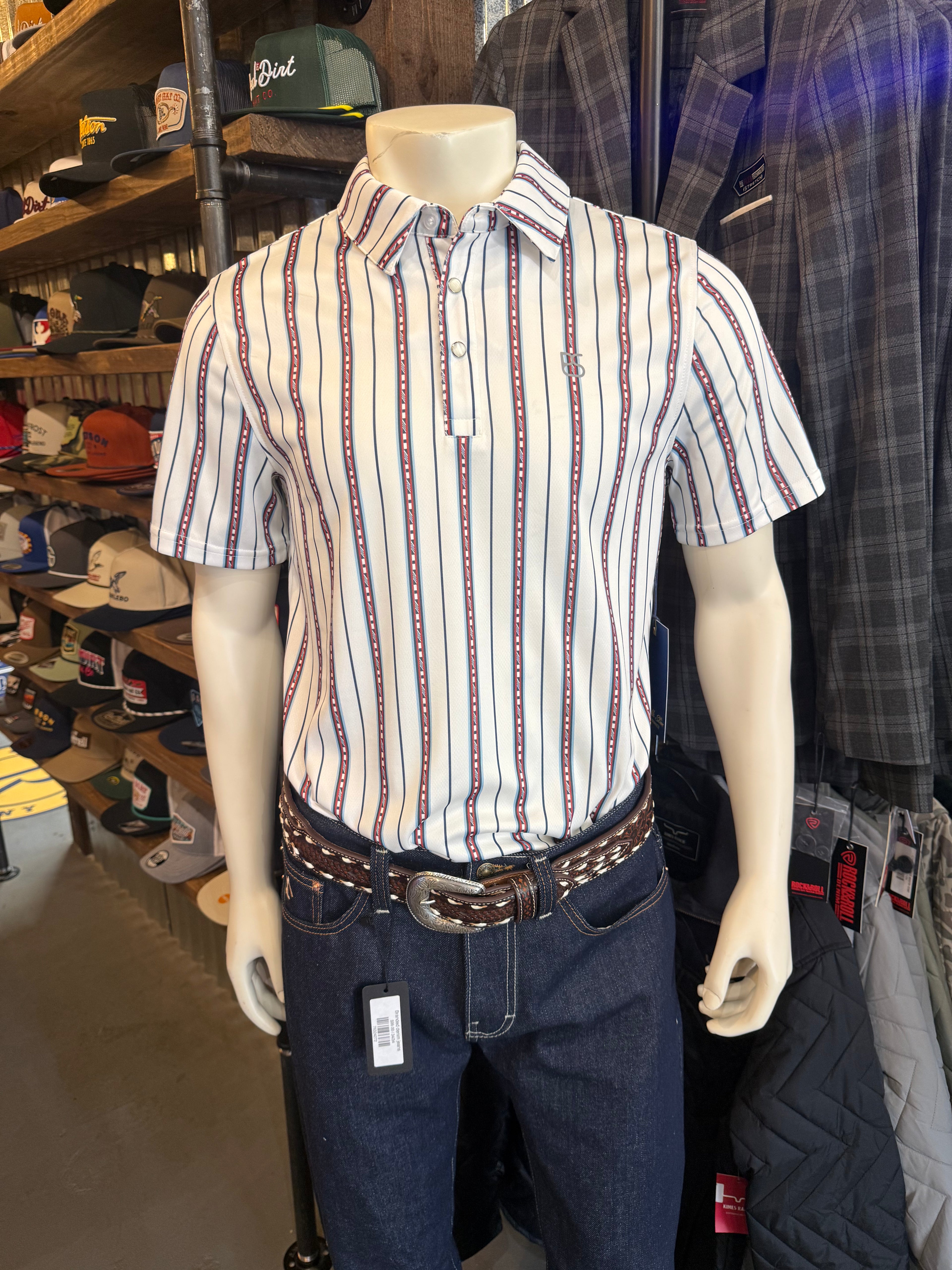 Aztec rock and roll polo