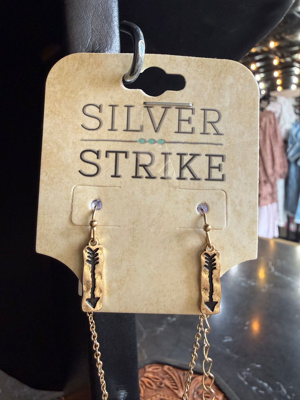 Gold and turquoise arrow set