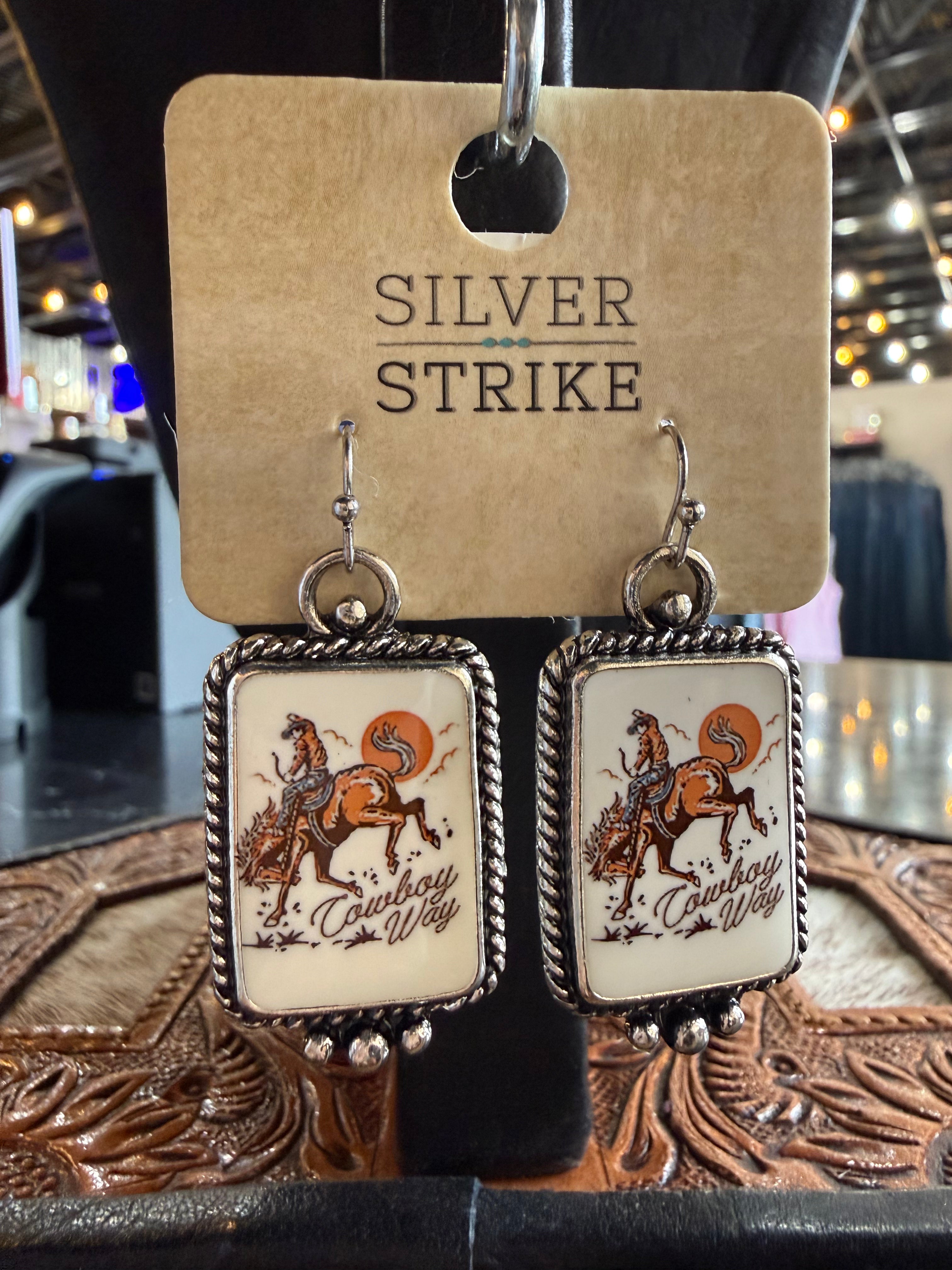 Cowboy way earrings