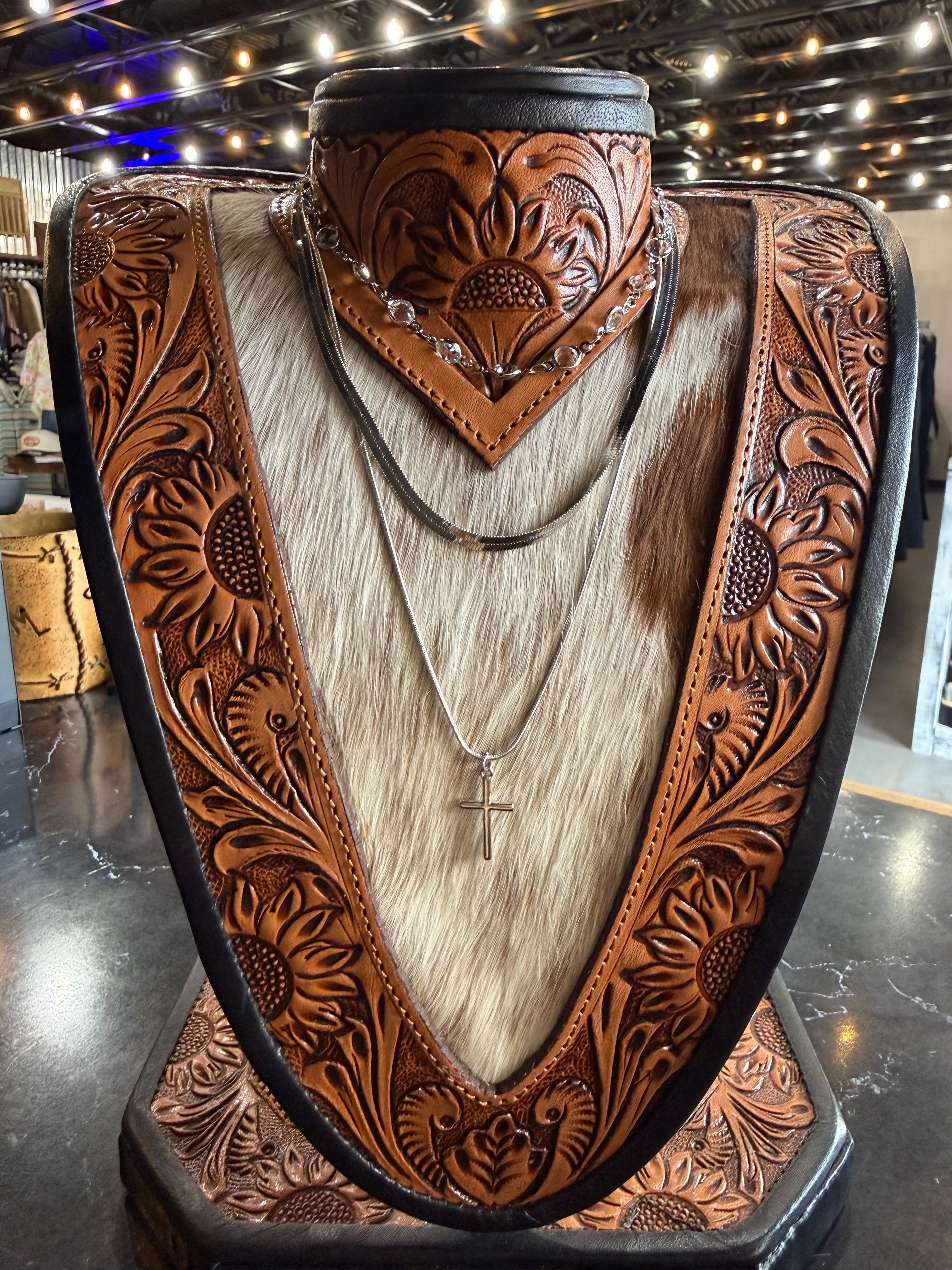 3 piece chain and cross set