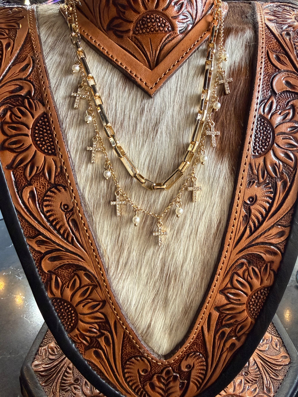 Cross and Pearl set