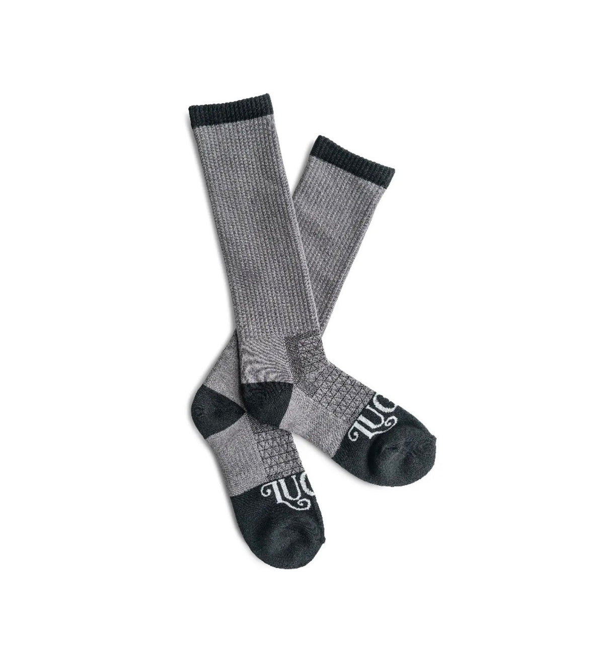 The Cowboy Grey Performance Boot Socks