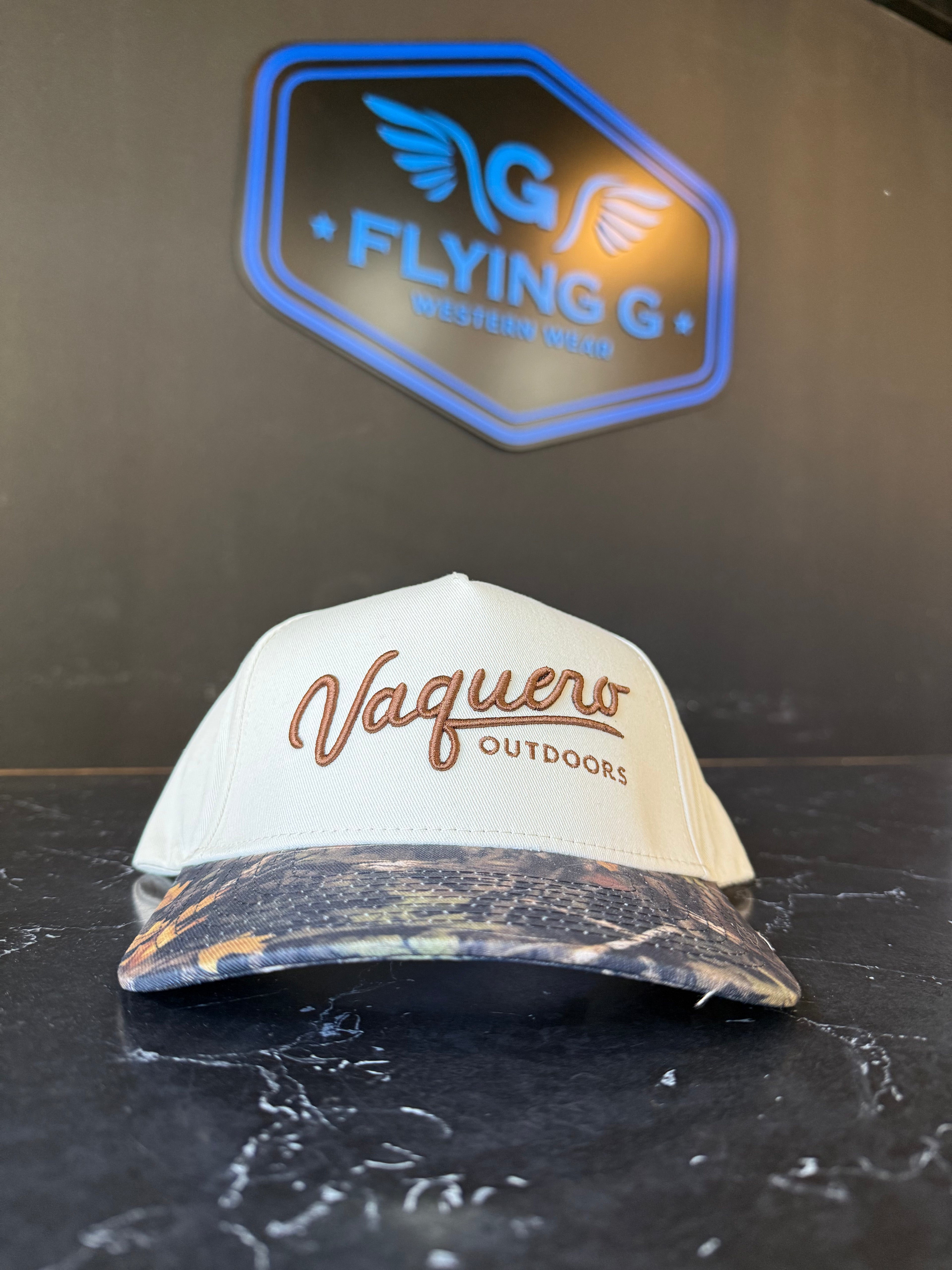 Tan & Camo Vaquero Cap
