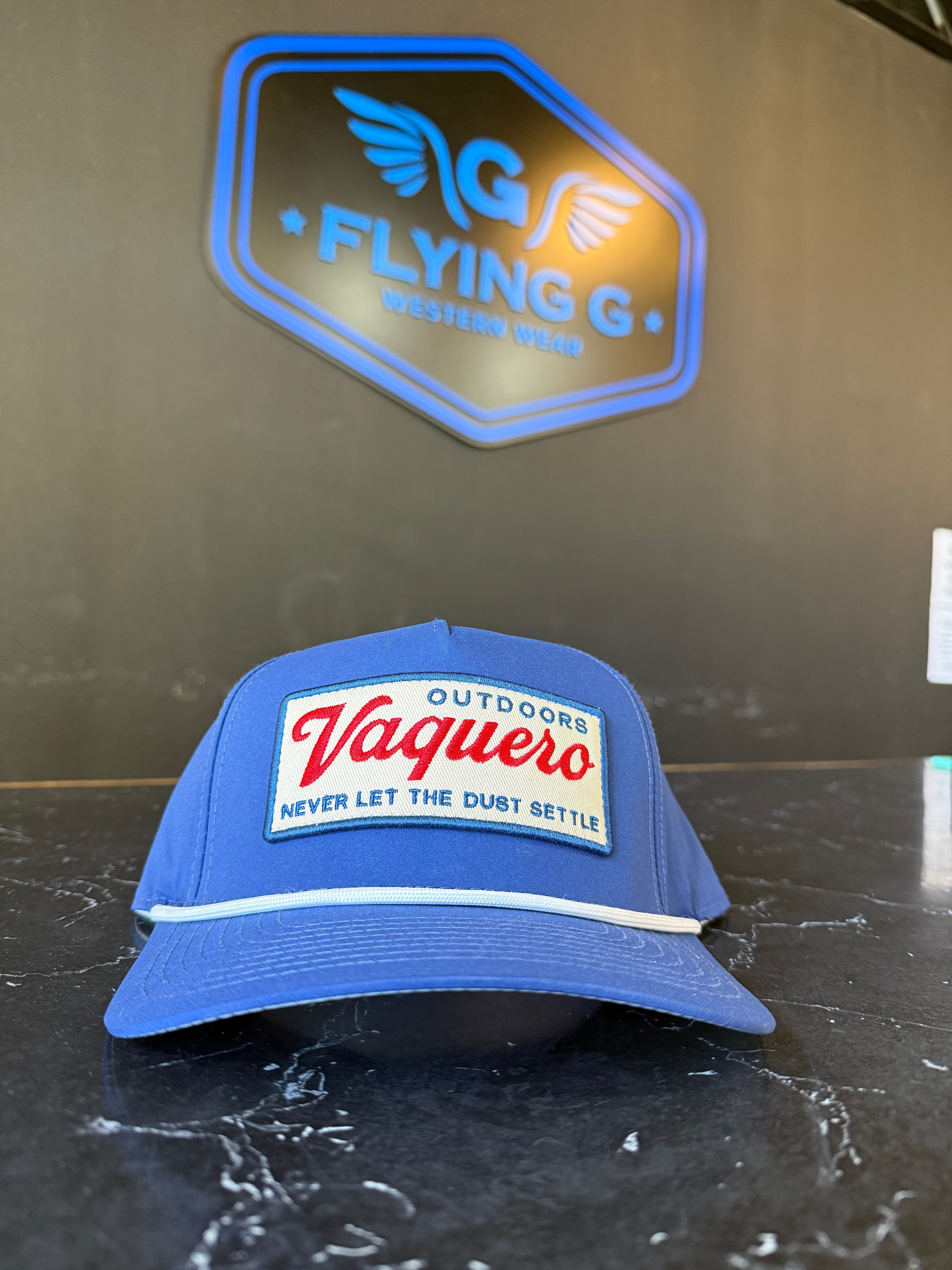 Blue Vaquero Patch Cap