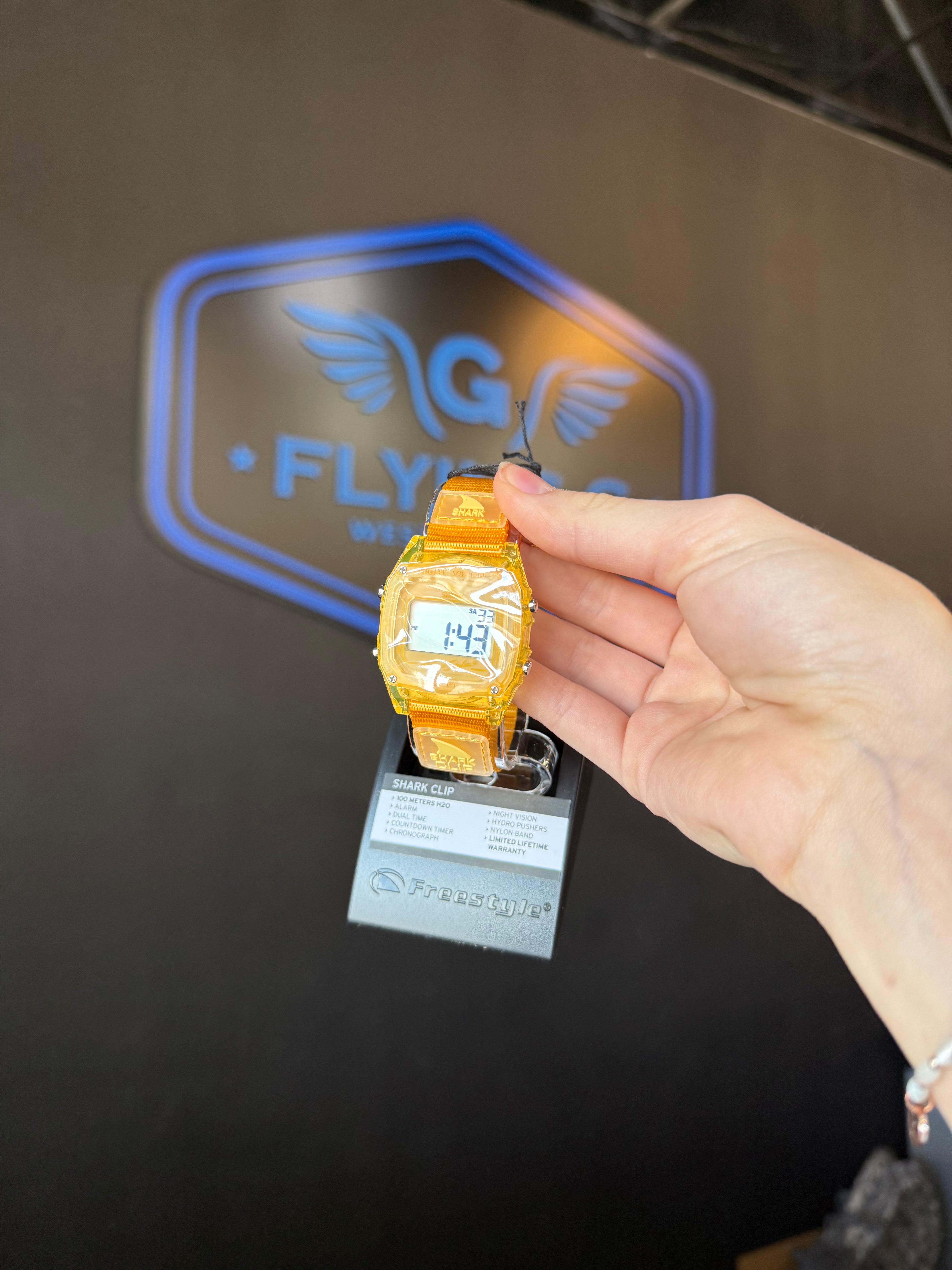 Freestyle tangerine clip