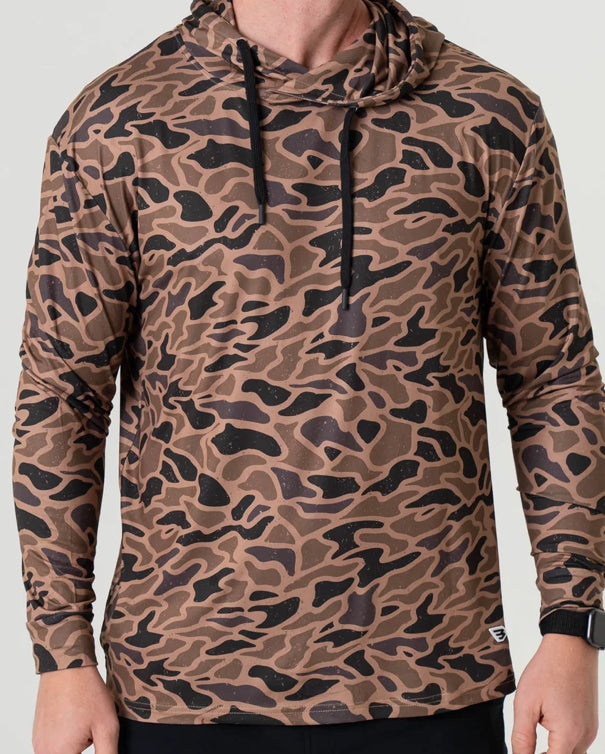 BURLEBO performance hoodie gauge camo