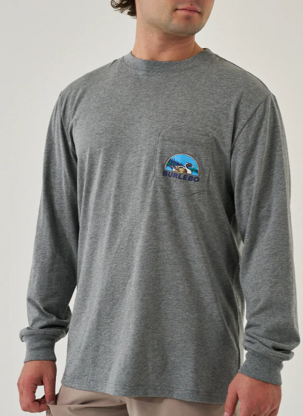 Grey BURLEBO long sleeve tee