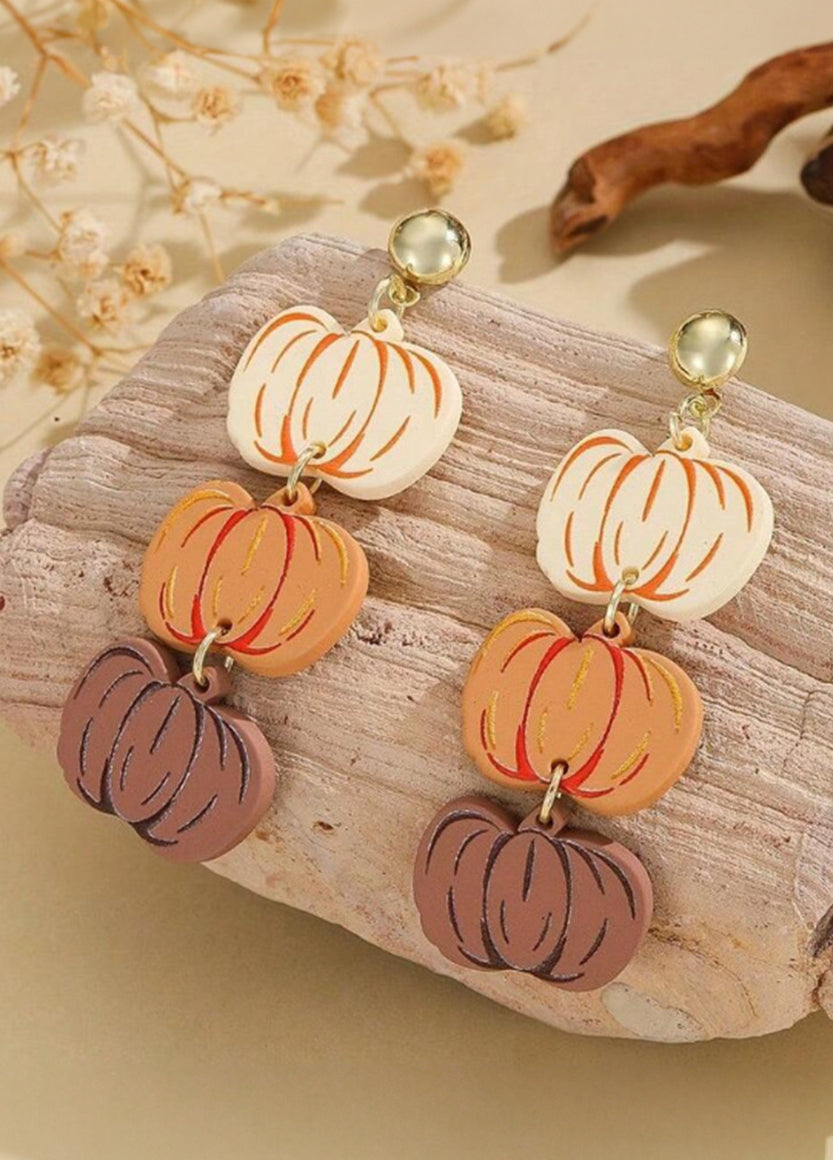 Pumpkin earrings