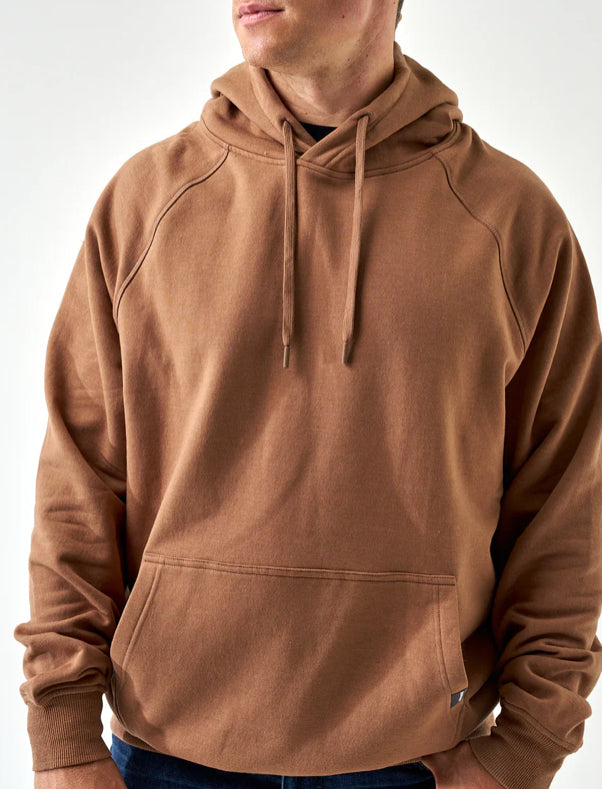 Tan/camo BURLEBO fleece hoodie