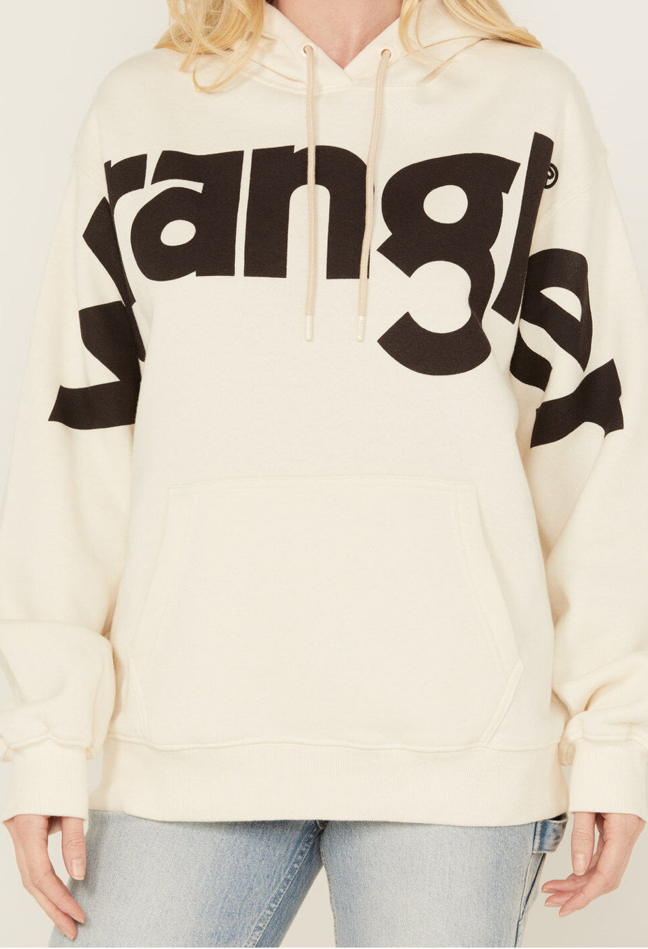Cream wrangler hoodie