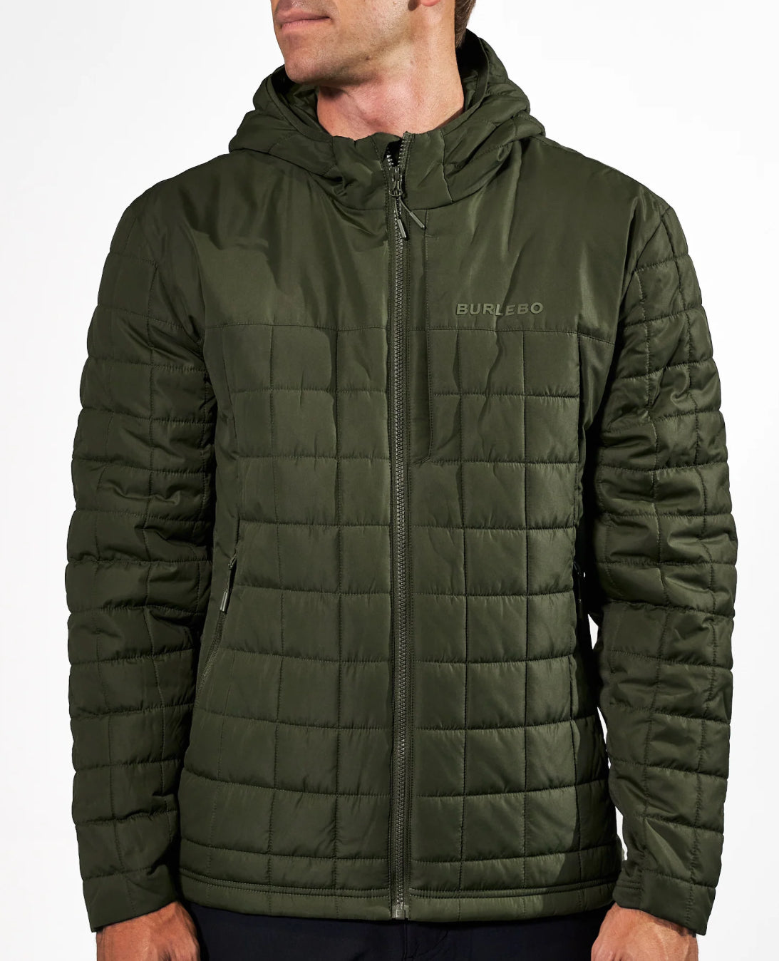 BURLEBO Green puffer jacket