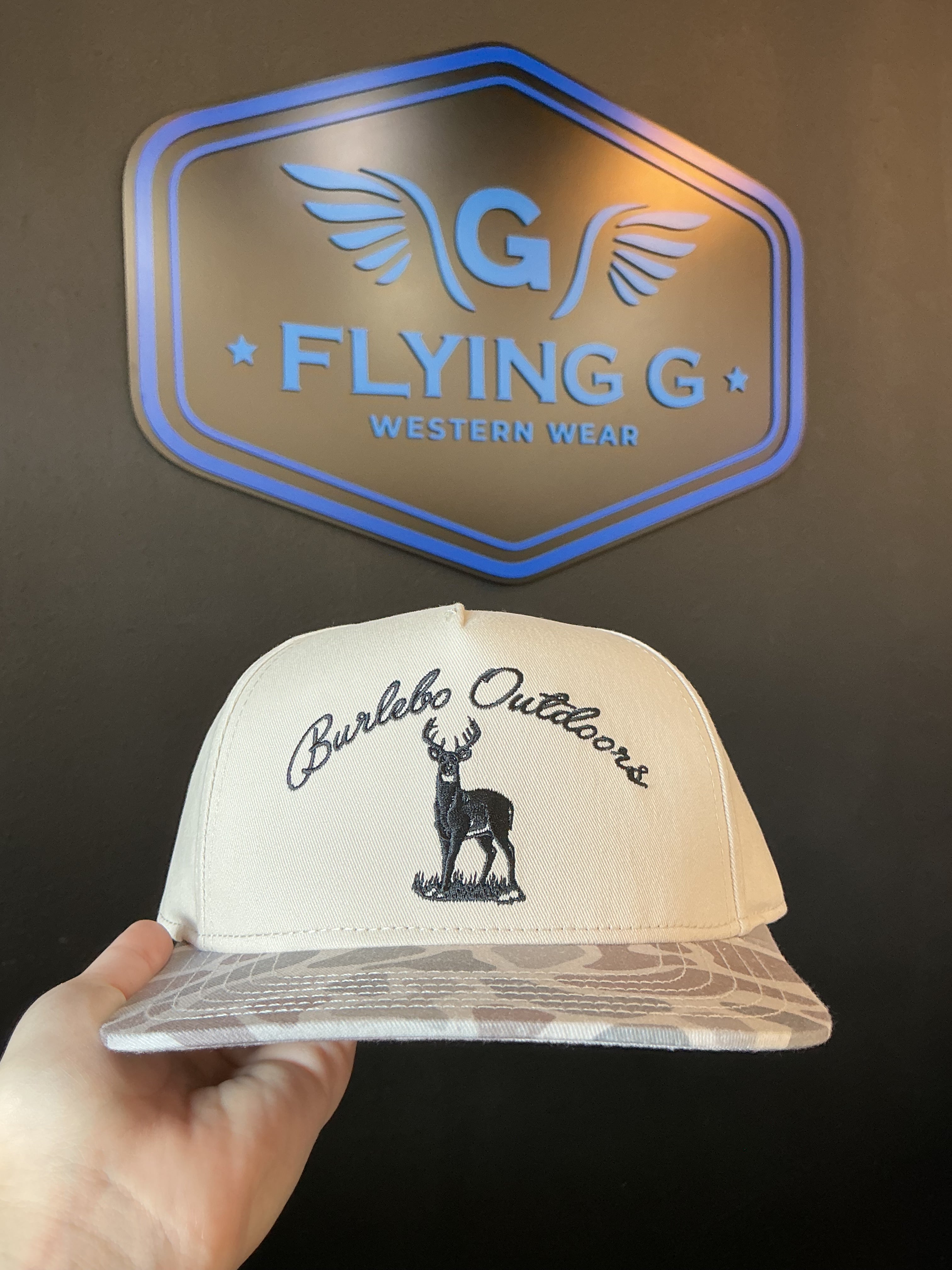 Tan/camo BURLEBO hat