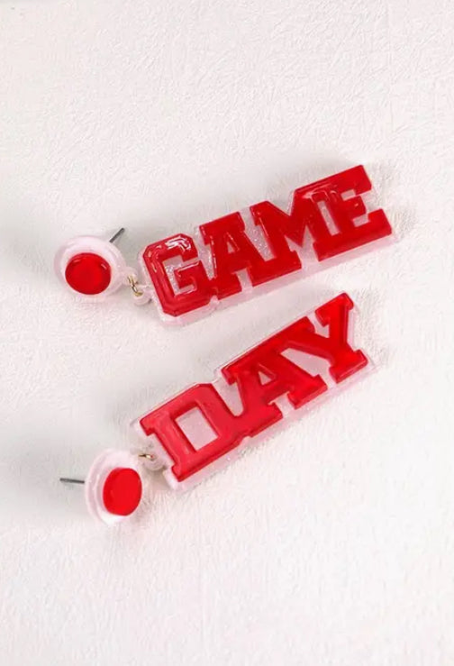 Game day earrings